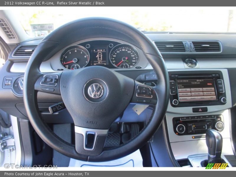 Reflex Silver Metallic / Black 2012 Volkswagen CC R-Line