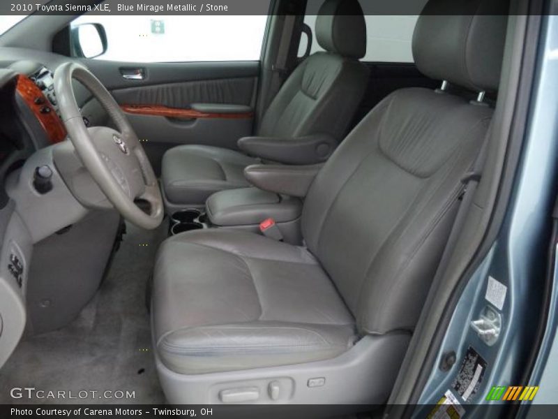 Blue Mirage Metallic / Stone 2010 Toyota Sienna XLE