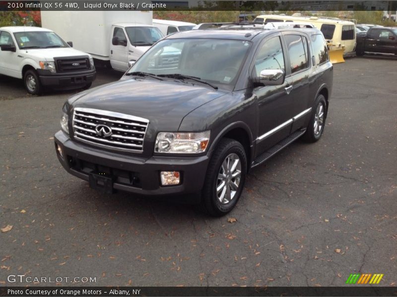Liquid Onyx Black / Graphite 2010 Infiniti QX 56 4WD