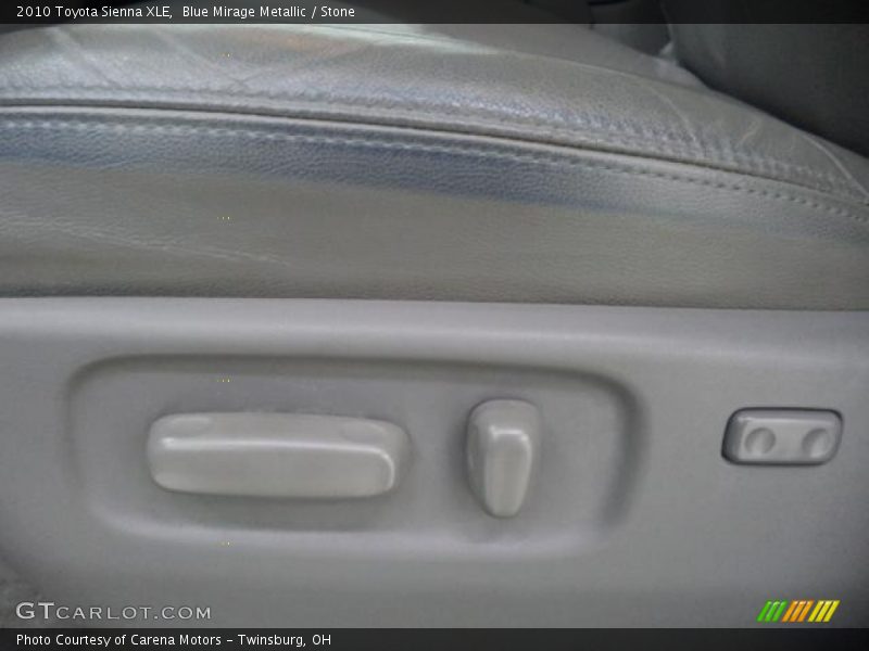 Blue Mirage Metallic / Stone 2010 Toyota Sienna XLE