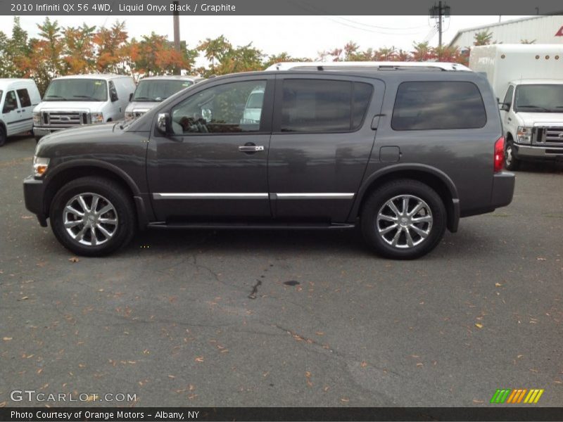 Liquid Onyx Black / Graphite 2010 Infiniti QX 56 4WD