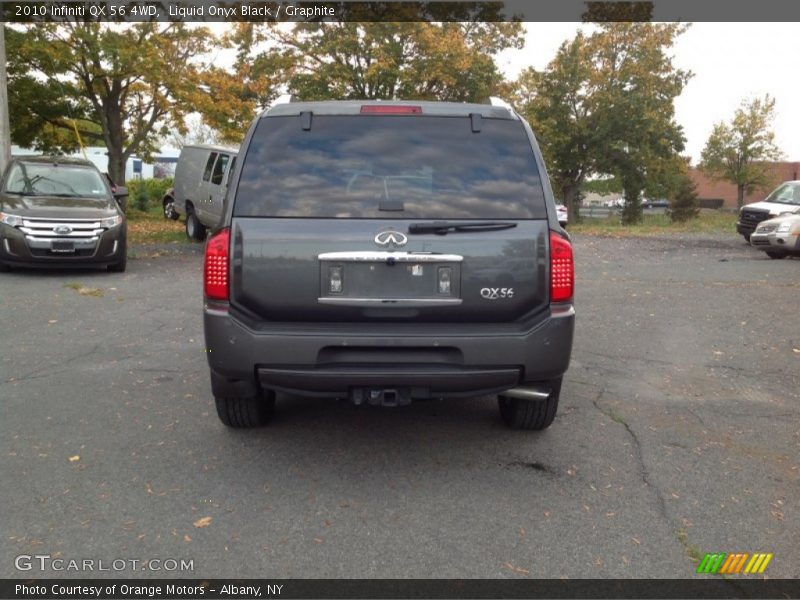 Liquid Onyx Black / Graphite 2010 Infiniti QX 56 4WD