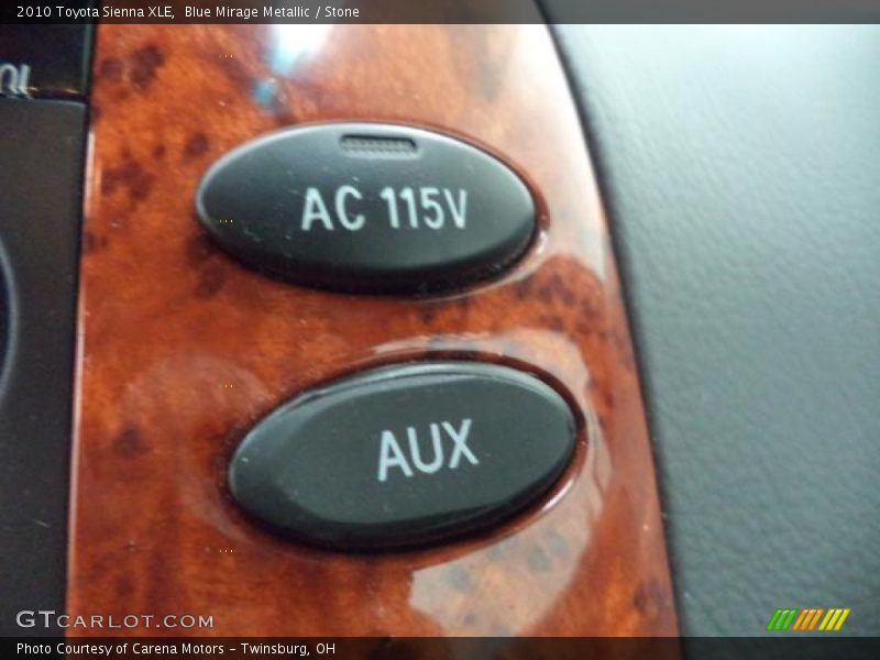 Blue Mirage Metallic / Stone 2010 Toyota Sienna XLE