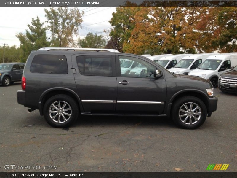Liquid Onyx Black / Graphite 2010 Infiniti QX 56 4WD