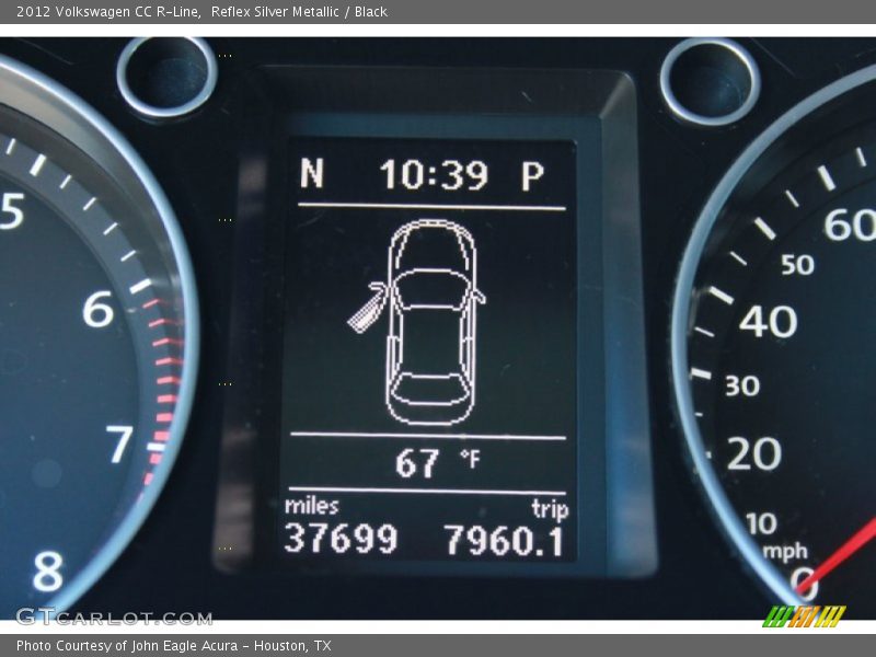 Reflex Silver Metallic / Black 2012 Volkswagen CC R-Line