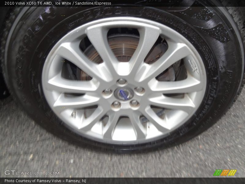 Ice White / Sandstone/Espresso 2010 Volvo XC60 T6 AWD