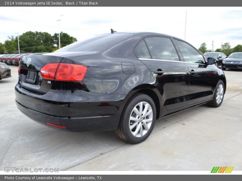 Black / Titan Black 2014 Volkswagen Jetta SE Sedan