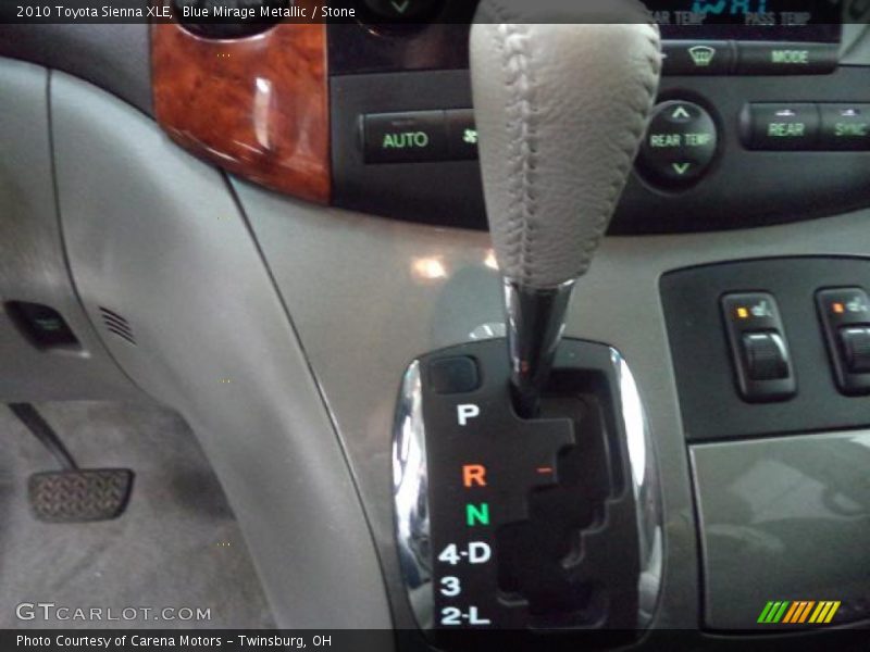 Blue Mirage Metallic / Stone 2010 Toyota Sienna XLE