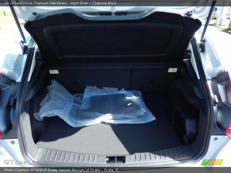 Ingot Silver / Charcoal Black 2014 Ford Focus Titanium Hatchback