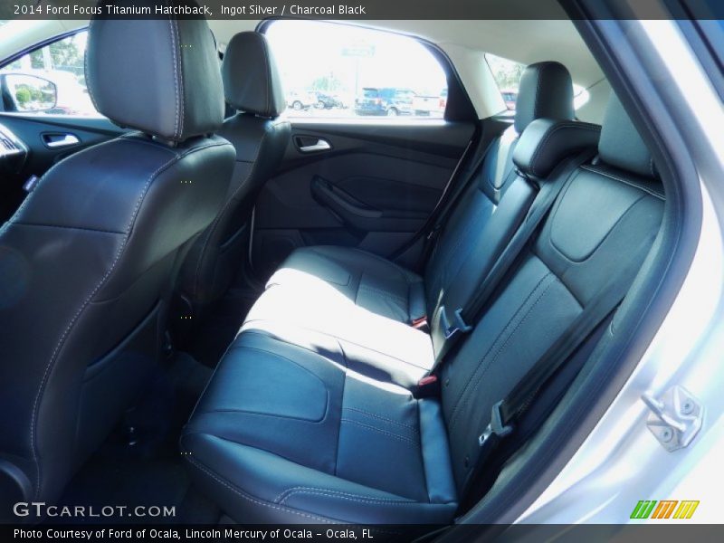 Ingot Silver / Charcoal Black 2014 Ford Focus Titanium Hatchback