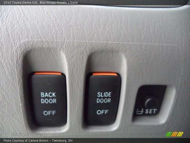 Blue Mirage Metallic / Stone 2010 Toyota Sienna XLE