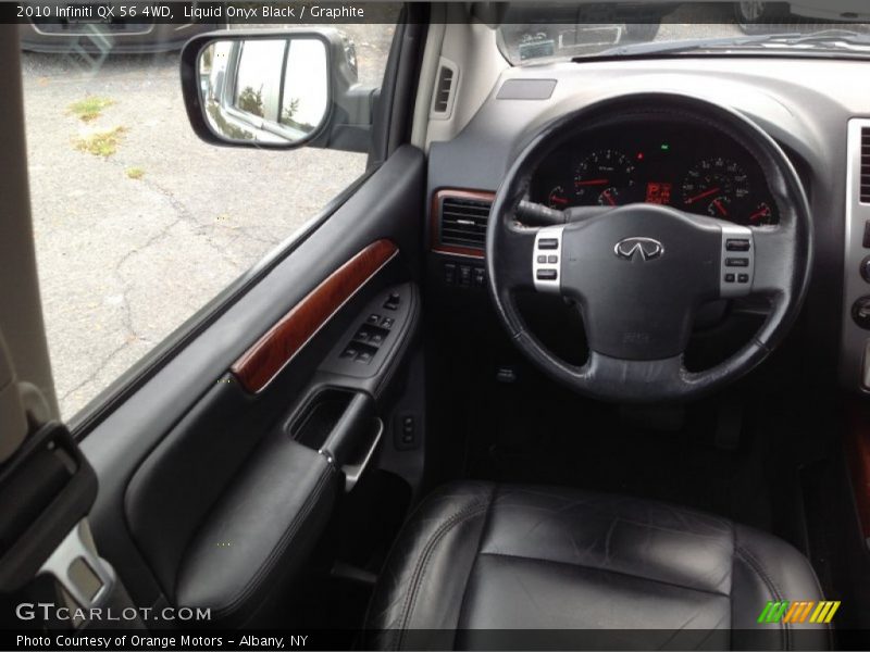 Liquid Onyx Black / Graphite 2010 Infiniti QX 56 4WD