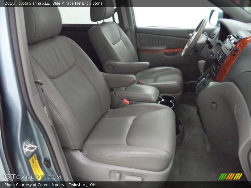 Blue Mirage Metallic / Stone 2010 Toyota Sienna XLE