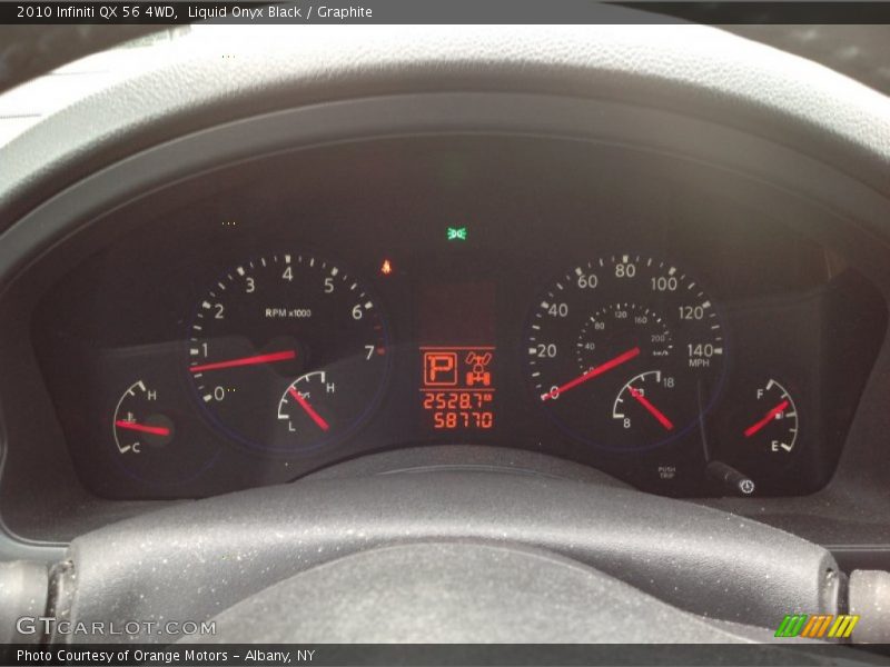 Liquid Onyx Black / Graphite 2010 Infiniti QX 56 4WD
