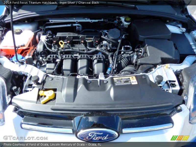 Ingot Silver / Charcoal Black 2014 Ford Focus Titanium Hatchback