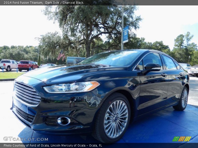 Dark Side / Charcoal Black 2014 Ford Fusion Titanium