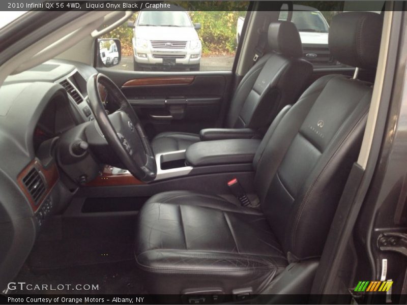 Liquid Onyx Black / Graphite 2010 Infiniti QX 56 4WD