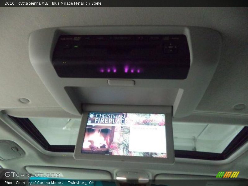 Blue Mirage Metallic / Stone 2010 Toyota Sienna XLE