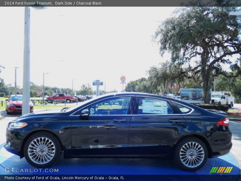 Dark Side / Charcoal Black 2014 Ford Fusion Titanium