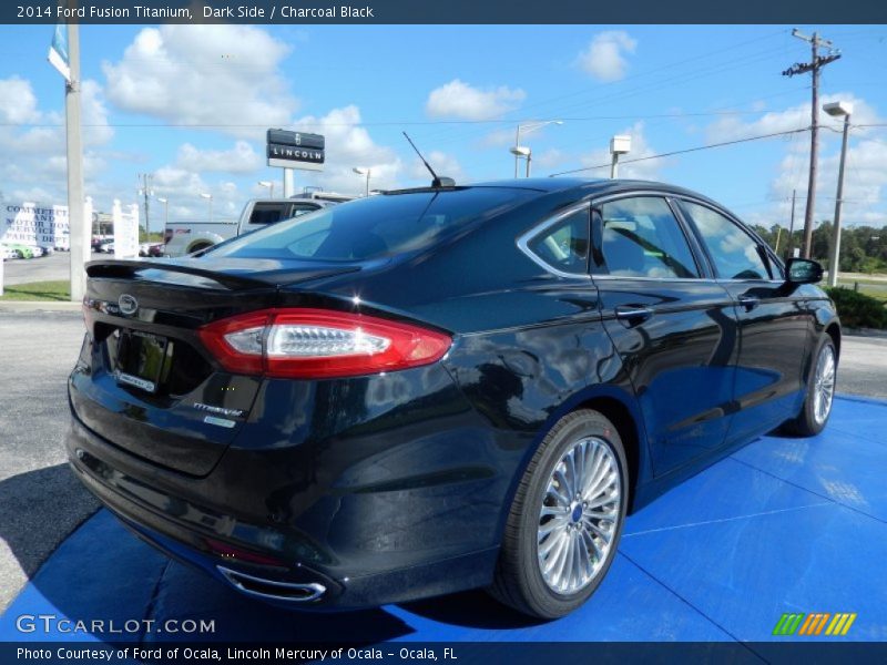 Dark Side / Charcoal Black 2014 Ford Fusion Titanium