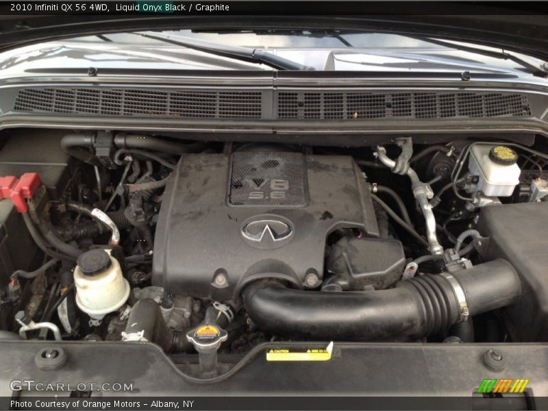 Liquid Onyx Black / Graphite 2010 Infiniti QX 56 4WD