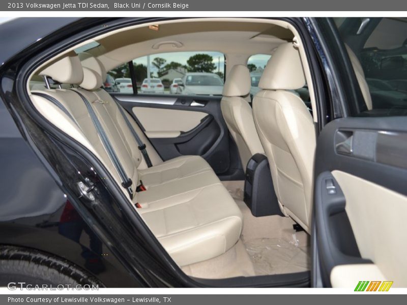 Black Uni / Cornsilk Beige 2013 Volkswagen Jetta TDI Sedan