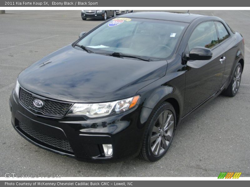 Ebony Black / Black Sport 2011 Kia Forte Koup SX
