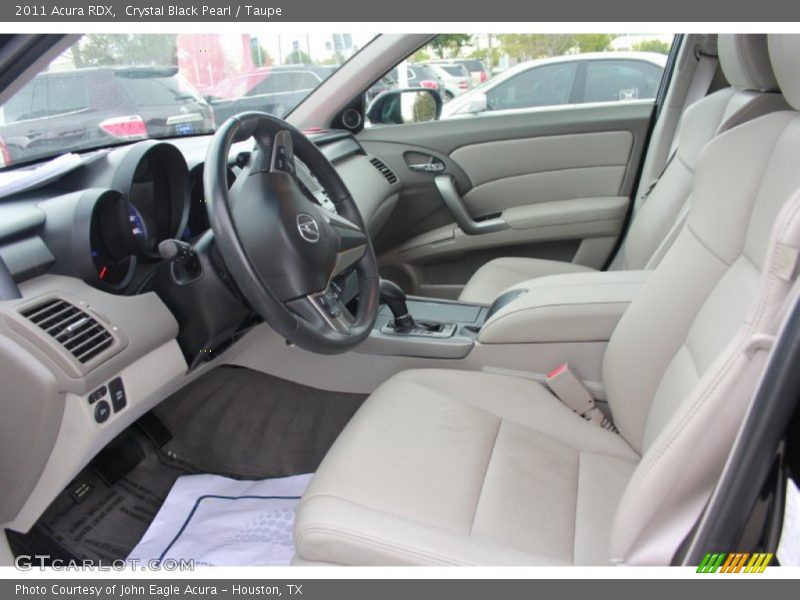 Crystal Black Pearl / Taupe 2011 Acura RDX