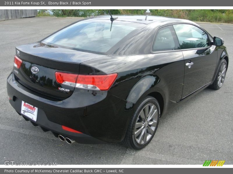 Ebony Black / Black Sport 2011 Kia Forte Koup SX