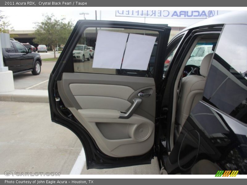 Crystal Black Pearl / Taupe 2011 Acura RDX