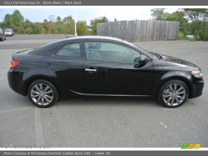 Ebony Black / Black Sport 2011 Kia Forte Koup SX