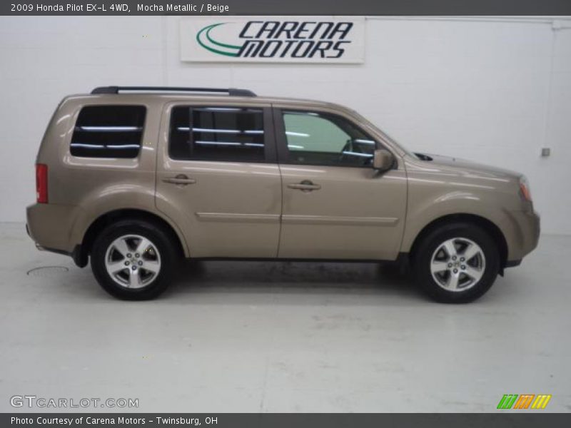 Mocha Metallic / Beige 2009 Honda Pilot EX-L 4WD