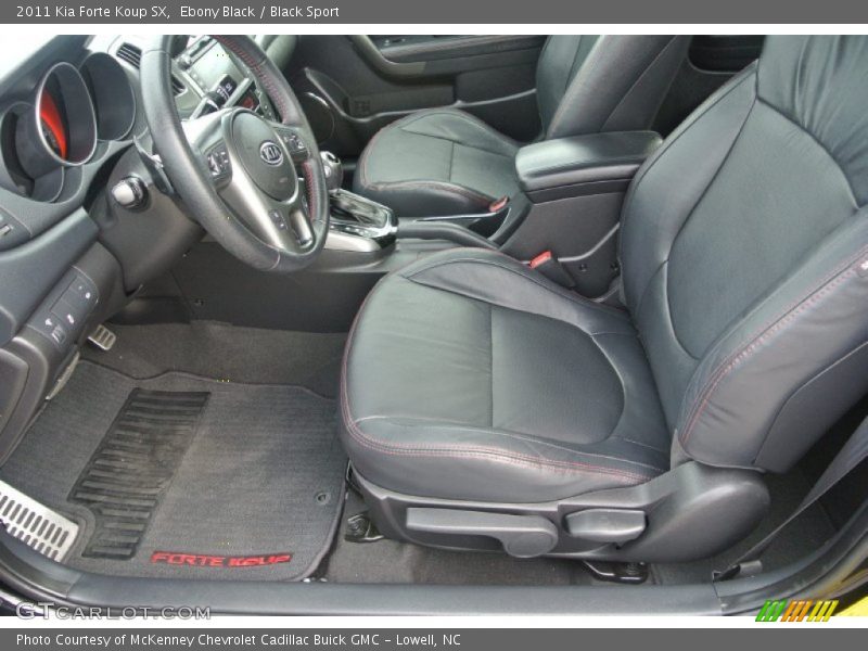Ebony Black / Black Sport 2011 Kia Forte Koup SX