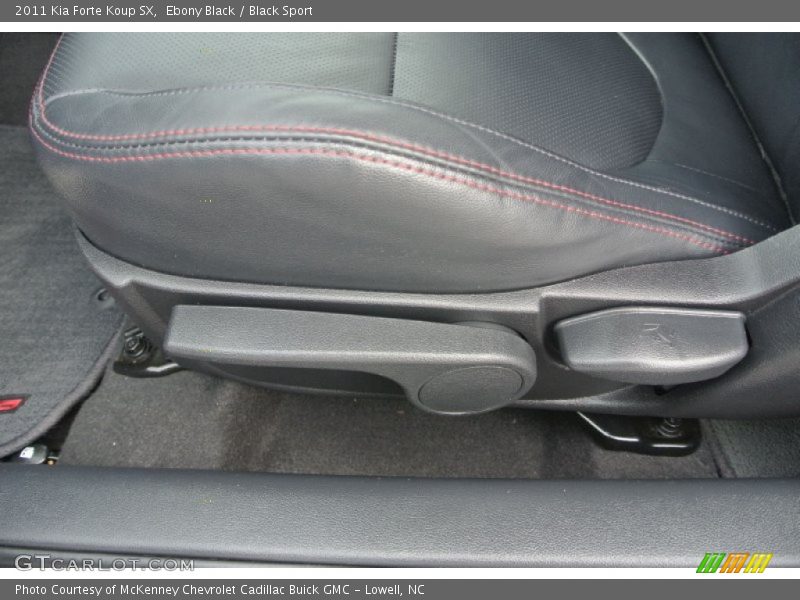 Ebony Black / Black Sport 2011 Kia Forte Koup SX
