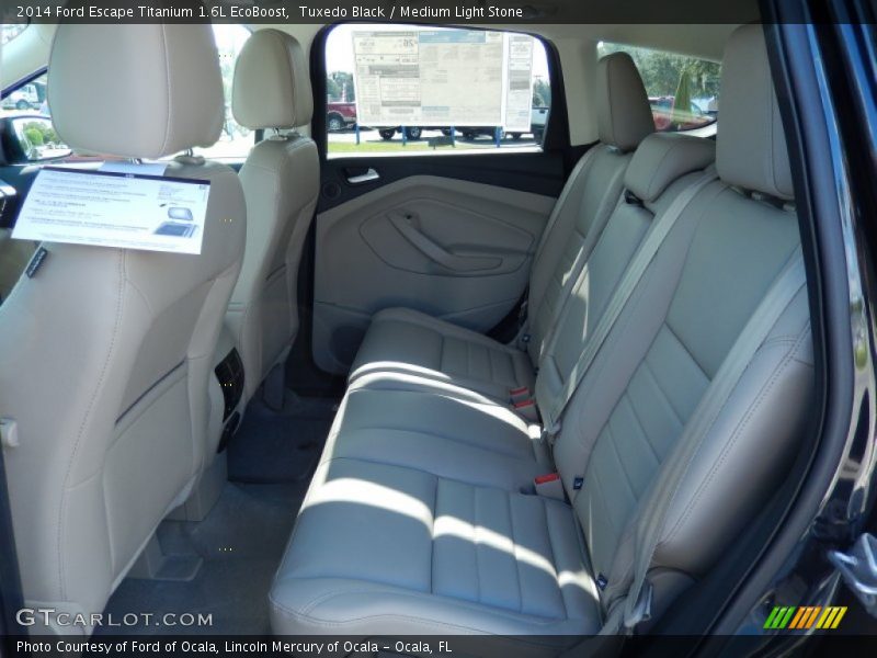 Tuxedo Black / Medium Light Stone 2014 Ford Escape Titanium 1.6L EcoBoost
