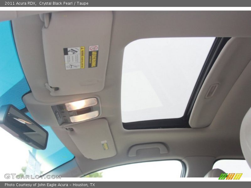 Crystal Black Pearl / Taupe 2011 Acura RDX