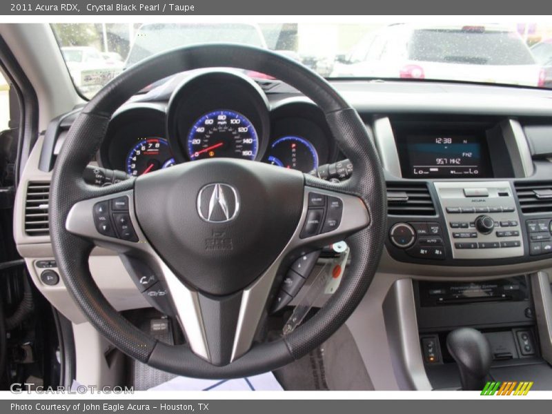 Crystal Black Pearl / Taupe 2011 Acura RDX
