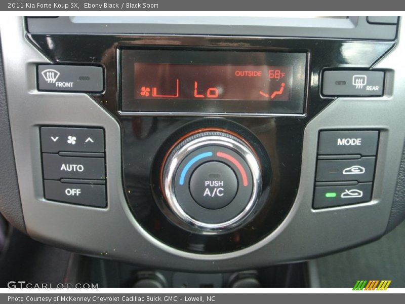 Ebony Black / Black Sport 2011 Kia Forte Koup SX