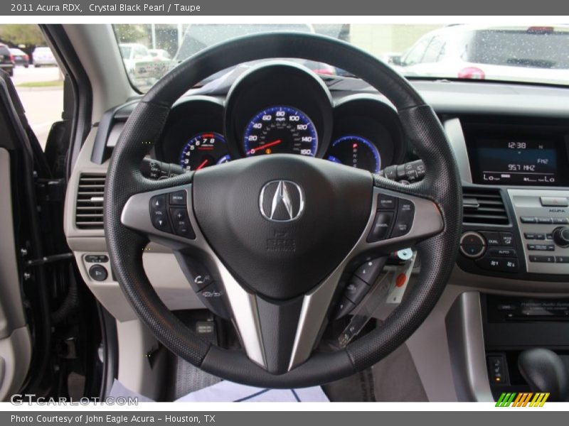 Crystal Black Pearl / Taupe 2011 Acura RDX