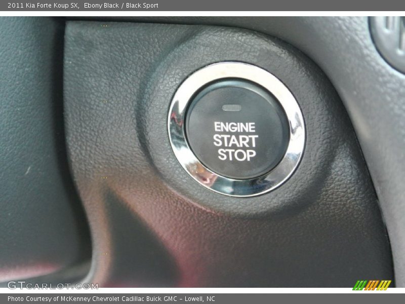 Ebony Black / Black Sport 2011 Kia Forte Koup SX