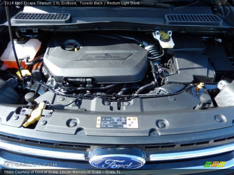 Tuxedo Black / Medium Light Stone 2014 Ford Escape Titanium 1.6L EcoBoost