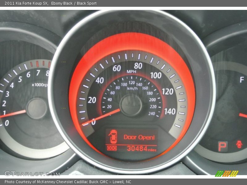 Ebony Black / Black Sport 2011 Kia Forte Koup SX