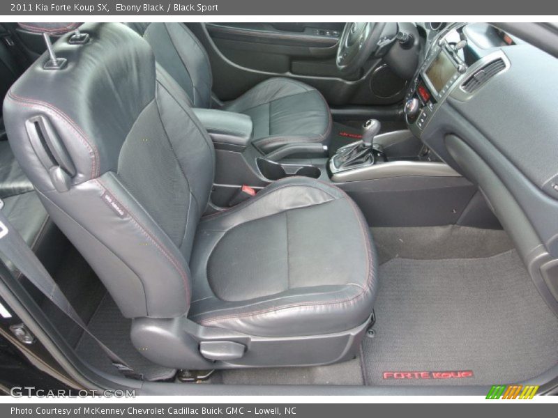Ebony Black / Black Sport 2011 Kia Forte Koup SX