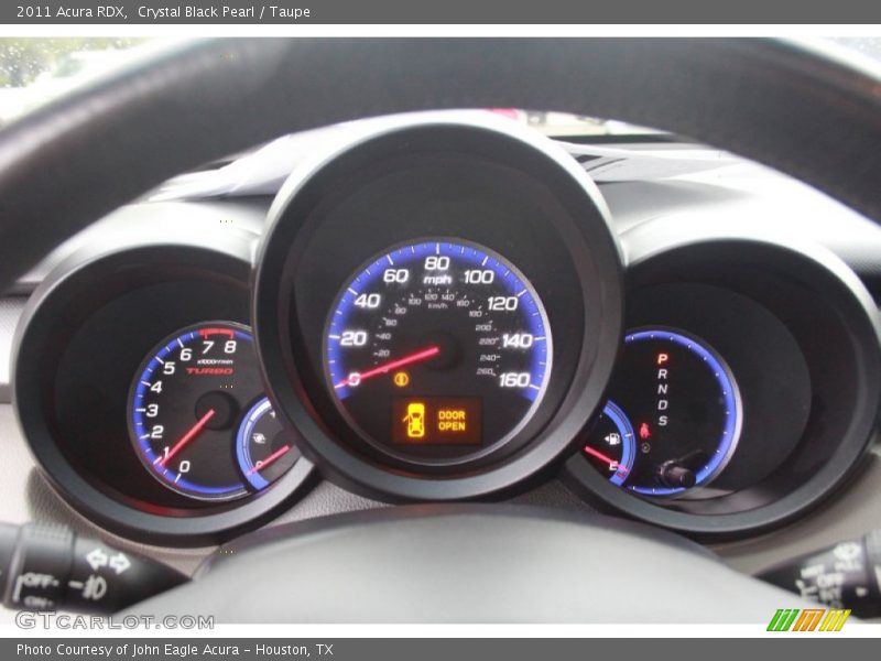 Crystal Black Pearl / Taupe 2011 Acura RDX