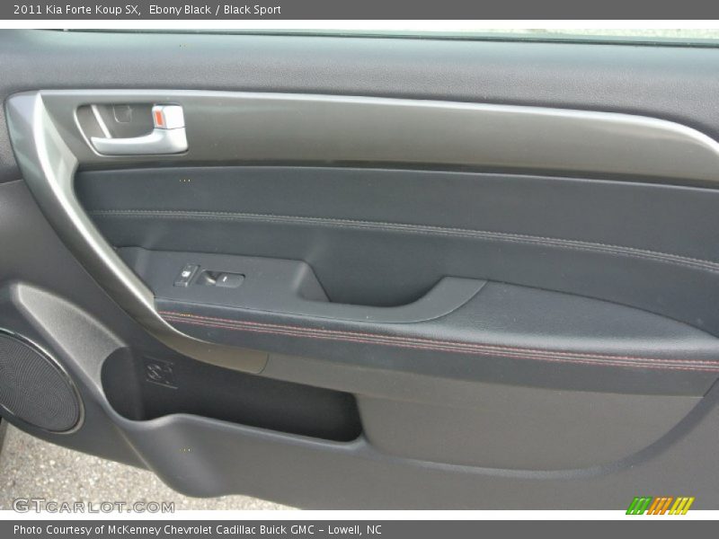 Ebony Black / Black Sport 2011 Kia Forte Koup SX