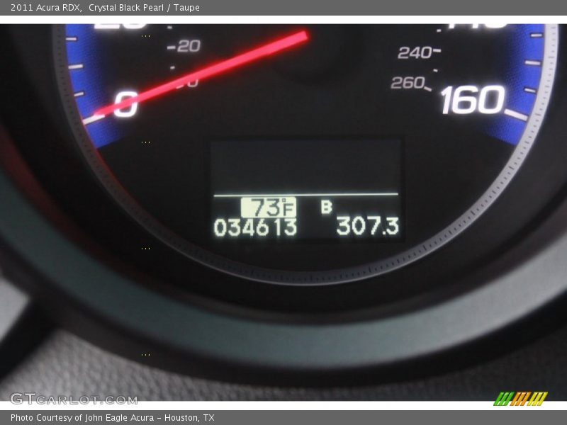 Crystal Black Pearl / Taupe 2011 Acura RDX