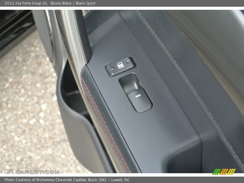 Ebony Black / Black Sport 2011 Kia Forte Koup SX
