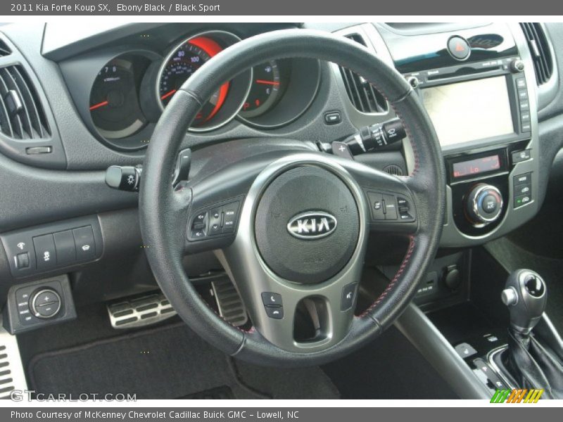 Ebony Black / Black Sport 2011 Kia Forte Koup SX