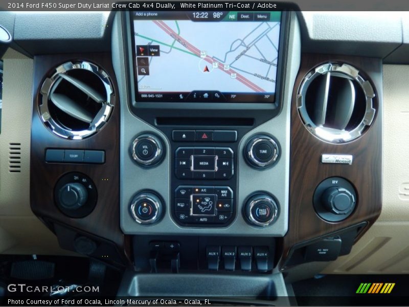 Controls of 2014 F450 Super Duty Lariat Crew Cab 4x4 Dually