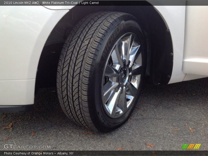 White Platinum Tri-Coat / Light Camel 2010 Lincoln MKZ AWD